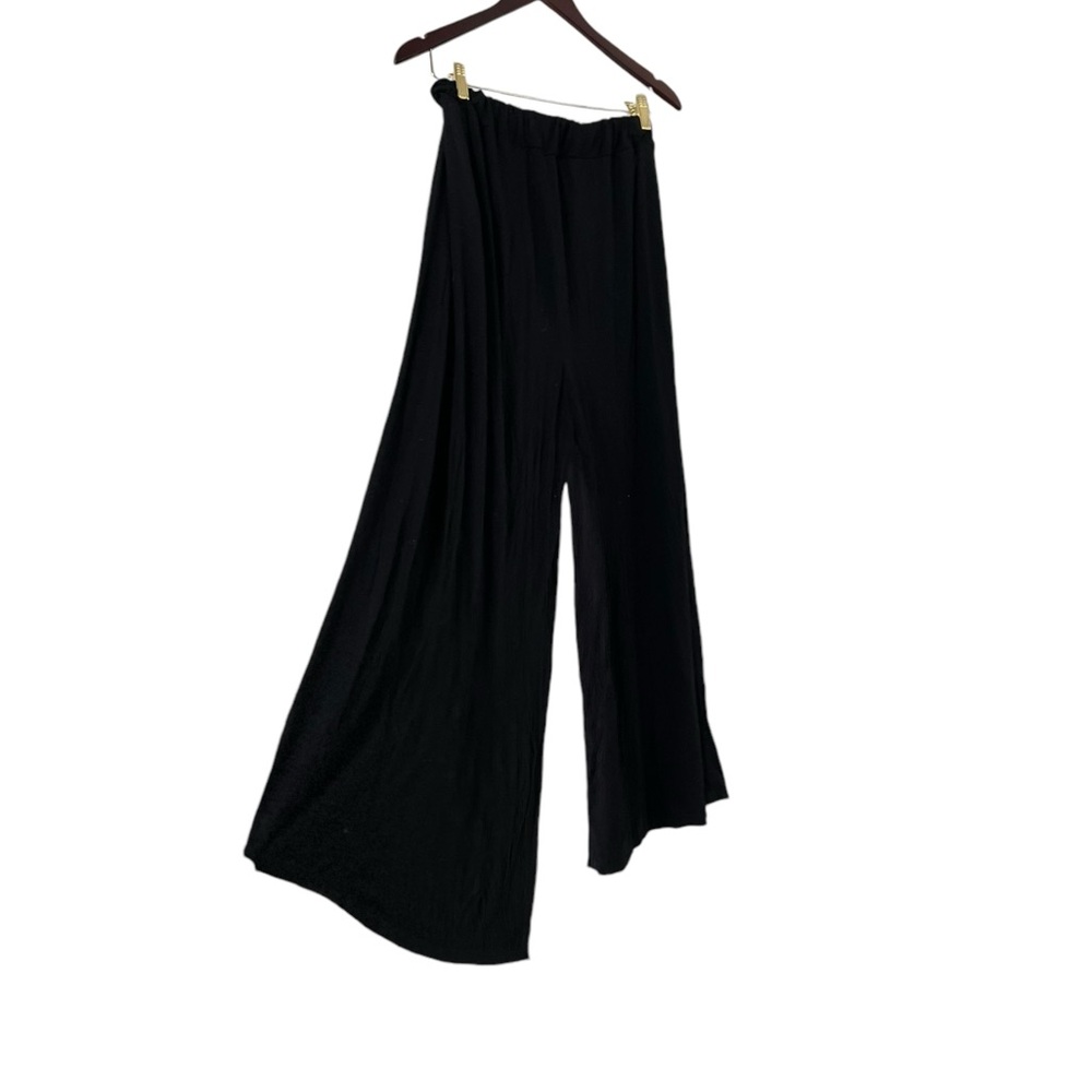 FREE PEOPLE FP Beach Alia Wide Leg Black High Waisted Pants - Picture 9 of 10